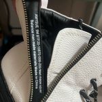 Baretraps  Ivory Combat Boots with Black Accents Photo 5