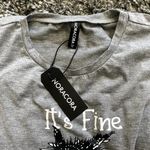 Noracora I'm Fine Cat Graphic Long Sleeve T Photo 2