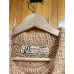 Handmade in Italy Mohair Wool Sweater Cable Knit Balloon Sleeve M/L Size M Photo 1