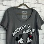 Disney Mickey & Minnie Mouse Graphic Shirt Dark Grey Vintage 1928 Large Loose Photo 2