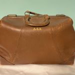 Vintage Leather Doctors Bag With Brass Hardware & Handle Photo 0