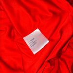 Tadashi Shoji NWOT One-Shoulder Bow Crepe Column Gown Sz 16 red rose Photo 4