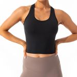 Women's Racerback Workout Tank Top Sports Yoga Tops Active Sleeveless Shirts Photo 0