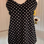 Monteau  Polka Dot Tank Top Black Photo 0