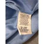 Windsor  Light Blue Satin Ruched Cowl Neck Mini Dress S Photo 4