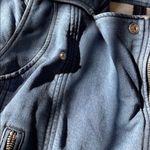 BLANK NYC  Blue Denim Hello Moto Style Jacket Womens Small Photo 9
