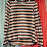 American Eagle Striped Long Sleeve Women's Top Photo 1