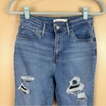 Levi's Levi’s 721 Stretch High Rise Skinny Distressed Denim Jeans 27 Photo 1