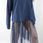 Lane Bryant Knit Top Sweatshirt with Mesh Detail, Plus Size 26/28 New w/Tag Photo 11