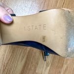 1. State  Amble D'Orsay Style Open Toe Wooden Block Heel Leather Open Toe Pump Photo 5