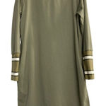 easel , olive green Women’s dress, Size Small long sleeves‎ sweater cuffs pockets Photo 0
