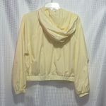 Pink republic JUNIOR'S  YELLOW CROPPED WINDBREAKER JACKET M MRSP $54.00 Photo 2