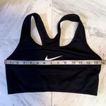 Nike  Dri-Fit Black Swoosh Sports Bra Size Medium Photo 5