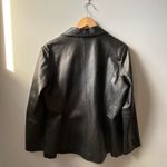Vintage Y2K George Black Leather Blazer 🔥 Size L Photo 2