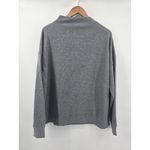 Banana Republic  Repreve Mock Neck Waffle Knit Sweatshirt Pullover Gray XL Photo 3