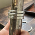 Sterling silver stack of 2 rings with an Eagle Photo 5