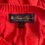 Brooks Brothers  Cable Knit Golden Fleece Sweater Red Small Photo 6