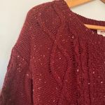Arizona Jeans Arizona Jean Company Red Knit Sweater Size Small Photo 4