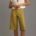 Anthropologie Maeve The Colette Longline Linen Blend Shorts Size: 25 Photo 0