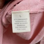 Ultra Flirt  Pink pink Hoodie pearls sweater Size L Photo 4