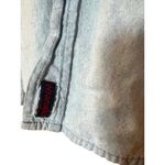 Wrangler  button up denim shirt with star pattern on back womens size small Photo 5