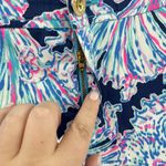 Lilly Pulitzer  Colette Skort Deep Sea Navy‎ Rare Ocean Pink Blue Size 14 Photo 2