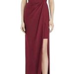 Jenny Packham Bridesmaid Womens Burgundy Gown Formal Evenings Maxi Dress 14 Photo 0