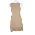 American Eagle Ribbed Knit Tan Sleeveless Mini Dress Size M Photo 4