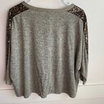 Daytrip  Gray & Sequin Dolman Sleeve Top Photo 3