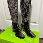 Sam Edelman  Crushed Velvet Over the Knee Boots - Black Photo 0