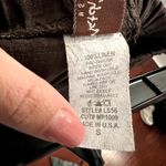 Match Point USA linen maxi skirt chocolate brown size S Photo 4