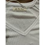 Free People  Santa Clara Thermal Top Alabaster White Sz XS Photo 4