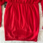 EXPRESS Portofino Shirt dress Red Size M Photo 5