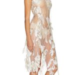 NWT Kim Shui Halter Cutout Gown in White, size S White Photo 1