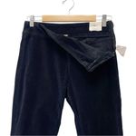 Free People NWT In My Feelings Black Velvet Crop Slim Flare Boho Pants Size XS Photo 5