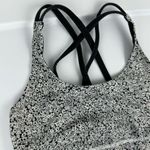 Lululemon Energy Bra Sz 6 Ditsy Daisy Black White Luxtreme Photo 9