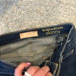 7 For All Mankind High Waist Ankle Skinny Jeans Button Fly SIZE 25 Photo 3