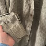 M.E. Sport Collection Brown Plaid Long Sleeve Shirt Size L Photo 2