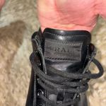 Prada Vintage 3E4897  Leather Women's Sneakers Black Photo 6