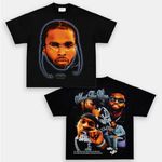 Pop Smoke Graphic Tee with FREE LARGE VINYL PRINT Meet The Woo Bundle Gray Photo 1