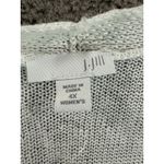 NWT J. Jill White Linen Blend Open Front Cardigan Sweater 4X Womens Oversized Photo 3