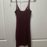 Windsor  Burgundy Sparkle Mini Dress Photo 1