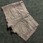 Free People High Waisted Denim Cutoff Festival Shorts Pink/Brown 25 Photo 3