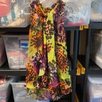 Diane Von Furstenberg DVF Marroca Silk Scarf Racerback Top Photo 2