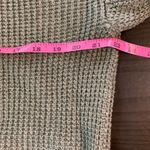 Gap ‎ Womens XS Olive Green Waffle Knit Hoodie Drawstring Pullover Casual Photo 10