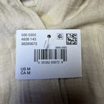 American Eagle NEW AE Go Big Oversized Shirt Women's Medium Beige Cottagecore Photo 5