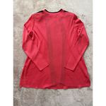 Misook  Open Front Contrast Cardigan‎ Melon & Black Size Xsmall Photo 7