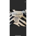 Vintage Black White Zebra Print Schrader Shirt Dress Button Front Long Sleeve 8P Size 8 Photo 9