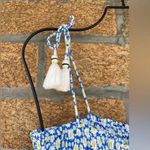 Playa Lucila smocked ditsy floral dress XS Blue Photo 4