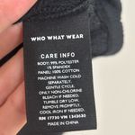 Who What Wear NWT Target  Ruffle One Shoulder Asymmetrical Top in Black - Size S Photo 6